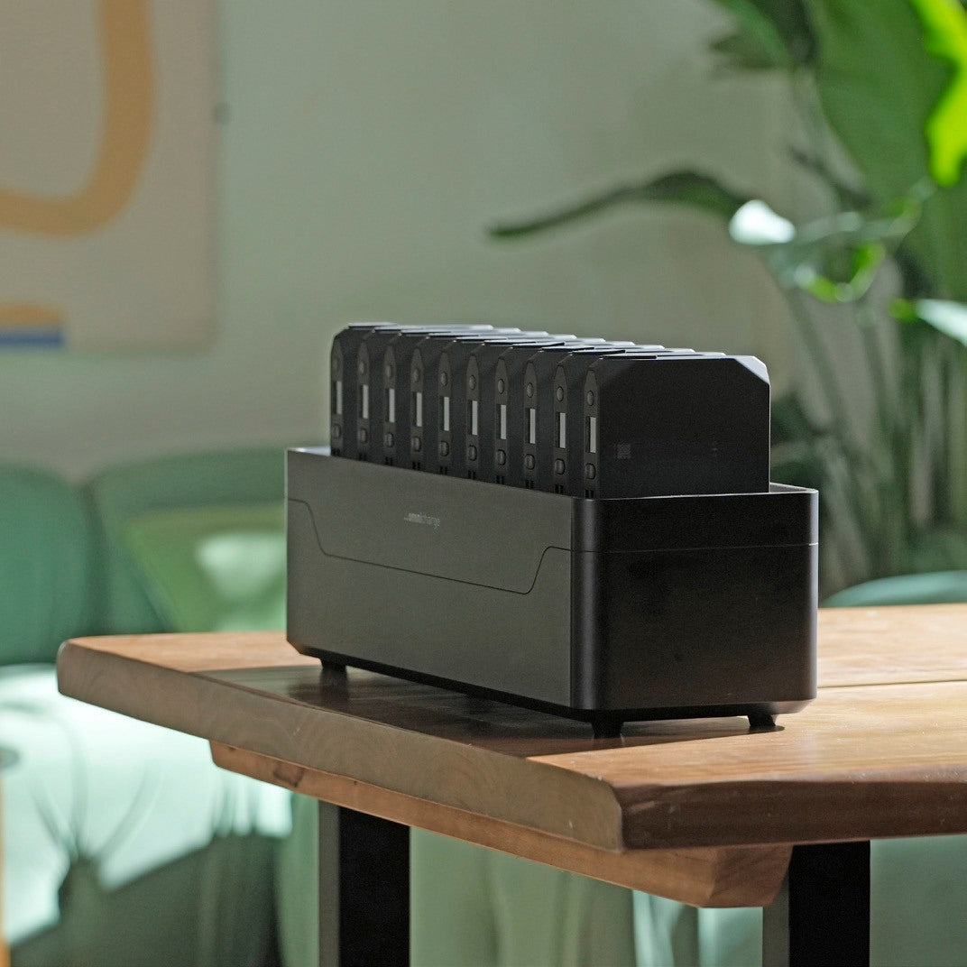 Omnicharge Power Station on an office table