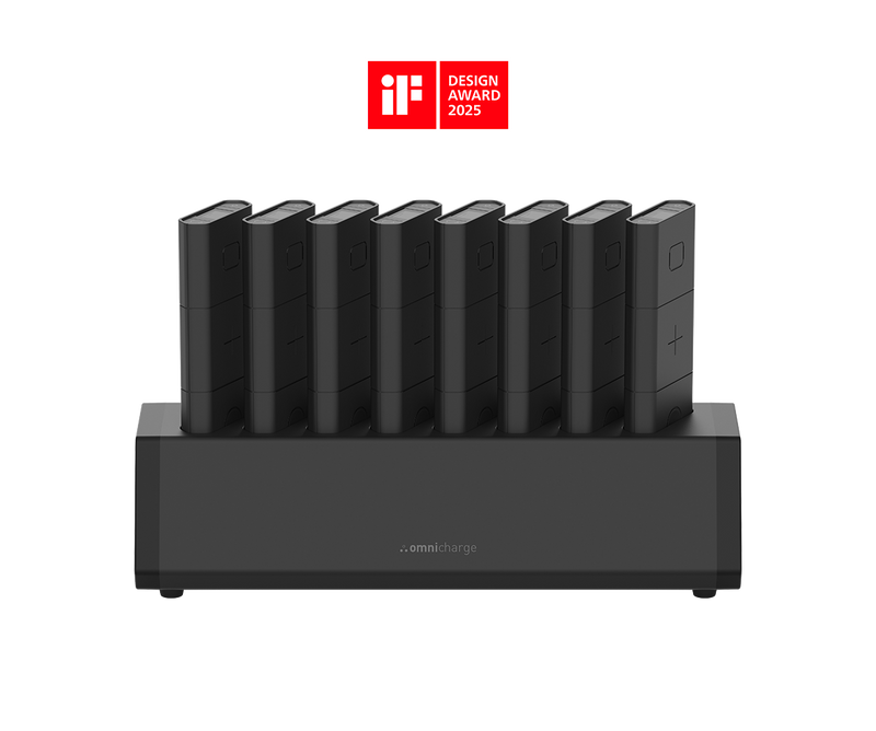 Omni Power Station 30C+ 8-Bay, wireless pads